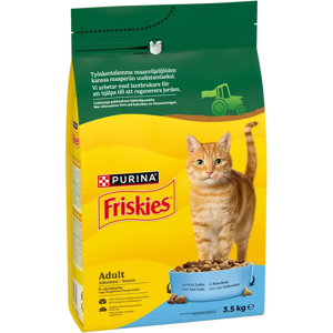 Purina Friskies Lohta Kissan kuivaruoka 3,5kg Purina Friskies Lohta Kissan kuivaruoka 3,5kg