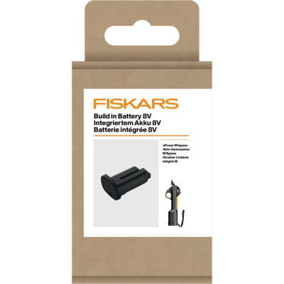 Fiskars Power Sisäänrakennettu akku 8V, Akkuoksasakset M Fiskars Power Sisäänrakennettu akku 8V, Akkuoksasakset M