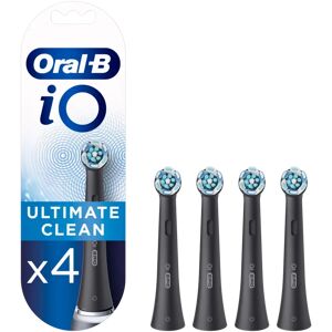 Oral-B iO Ultimate Clean Black -Vaihtoharjat, 4 Kpl:n Pakkaus
