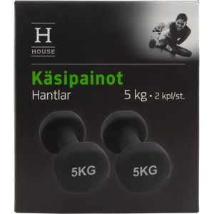 House käsipainot neopreeni 2 x 5kg House käsipainot neopreeni 2 x 5kg