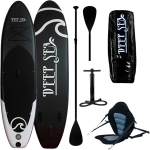Deep Sea SUP-lautasetti Kayak Pro 300cm, Musta Deep Sea SUP-lautasetti Kayak Pro 300cm, Musta