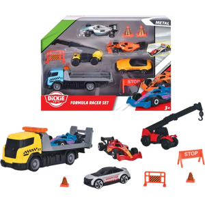 Dickie Toys Go Action-sarjan Formula kilpailut -leikkisetti, 2 erilaista, myydään yksittäin Dickie Toys Go Action-sarjan Formula kilpailut -leikkisetti, 2 erilaista, myydään yksittäin