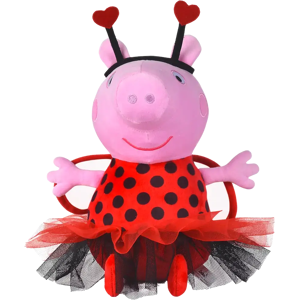 Peppa Pig Simba Toys Pipsa Possu leppäkerttuasussa, 20 cm Peppa Pig Simba Toys Pipsa Possu leppäkerttuasussa, 20 cm