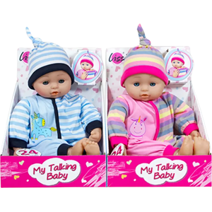 Puhuva nukke Herzige Baby - 38cm - Pehmeä vartalo - 24 ääntä - 2+ ikävuodesta Puhuva nukke Herzige Baby - 38cm - Pehmeä vartalo - 24 ääntä - 2+ ikävuodesta