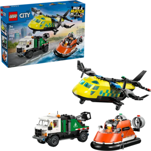 Lego City Great Vehicles 60505 Lentokone, huoltoauto ja ilmatyynyalus Lego City Great Vehicles 60505 Lentokone, huoltoauto ja ilmatyynyalus