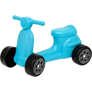 Plasto skootteri turkoosi hiljaiset renkaat, istuinkorkeus 22 cm Plasto skootteri turkoosi hiljaiset renkaat, istuinkorkeus 22 cm