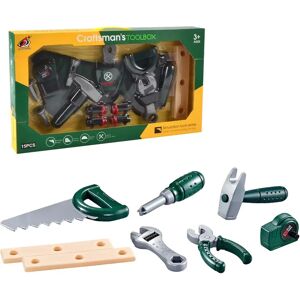 Power Tools Lasten työkaluvyö ja työkalut 15 osaa Power Tools Lasten työkaluvyö ja työkalut 15 osaa