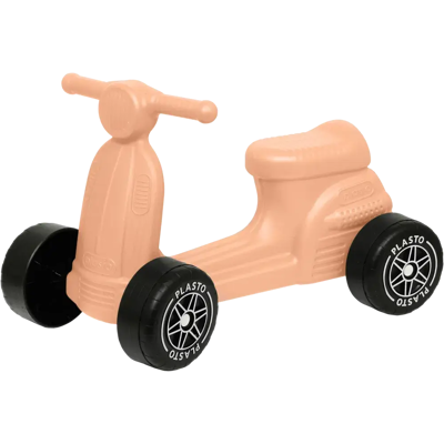 Plasto skootteri, pehmeät ja hiljaiset pyörät, "soft colours", istuinkorkeus 22 cm Plasto skootteri, pehmeät ja hiljaiset pyörät, "soft colours", istuinkorkeus 22 cm