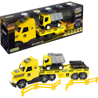 Wader Magic Truck Technic Lavettirekka Ja Ajoneuvo Wader Magic Truck Technic Lavettirekka Ja Ajoneuvo