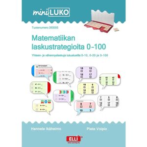 Prisma Ikäheimo, Matematiikan laskustrategioita 0-100 miniLUKO - Yhteen- ja vähennyslaskuja lukualueilla 0-10, 0-20 ja 0-100 Prisma Ikäheimo, Matematiikan laskustrategioita 0-100 miniLUKO - Yhteen- ja vähennyslaskuja lukualueilla 0-10, 0-20 ja 0-100