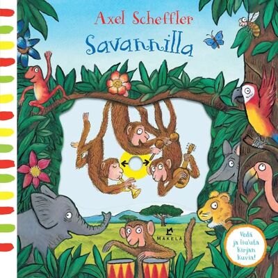 Kustannus Mäkelä Savannilla-vetoluukkukirja Kustannus Mäkelä Savannilla-vetoluukkukirja