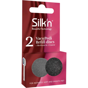 Silk'n hiomalevyt VacuPedi medium ja coarse 2 kpl Silk'n hiomalevyt VacuPedi medium ja coarse 2 kpl