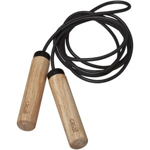 Casall Eco Jump Rope Wood - Musta