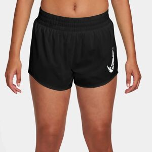 Nike One Swoosh Women'S Dri-Fit Running Mid-Rise Brief-Lined Shorts - Musta - Size: Xs, M, L, S,