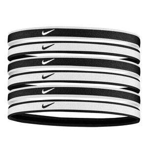Nike Swoosh Sport Headbands 6 Pk Tipped - Valkoinen
