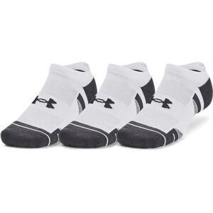 Under Armour Performance Tech 3-Pack No Show Socks - Valkoinen