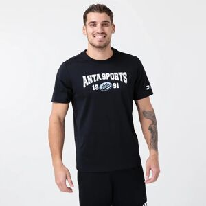 Anta Men'S T-Shirt - Musta - Size: M, S, L, Xxl, Xl,