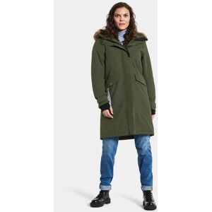 Didriksons Women'S Erika Parka - Vihreä - Size: 34,