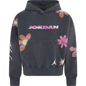 Air Jordan Jordan Girls Deloris Flower Hoodie - Harmaa - Size: 140-155, 155-159, 128-140, 122-128,