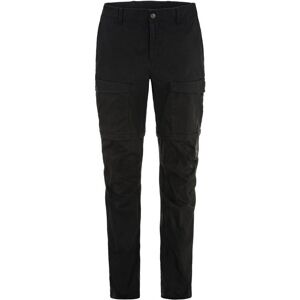 Fjällräven Abisko Hybrid Trail Trs Zip-off W - Black - Naiset - 42/R Size: 42/R Fjällräven Abisko Hybrid Trail Trs Zip-off W - Black - Naiset - 42/R Size: 42/R