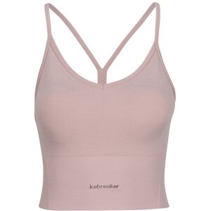 Icebreaker W Merino 260 Seamless Rib Strappy Tank - Pink Quartz - Naiset - L Naisten Size: L Icebreaker W Merino 260 Seamless Rib Strappy Tank - Pink Quartz - Naiset - L Naisten Size: L
