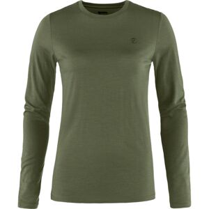Fjällräven Abisko Wool Ls W - Laurel Green - Naiset - L Size: L Fjällräven Abisko Wool Ls W - Laurel Green - Naiset - L Size: L