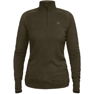 Fjällräven Skare Half Zip W - Dark Olive - Naiset - S Size: S Fjällräven Skare Half Zip W - Dark Olive - Naiset - S Size: S