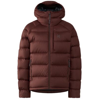 Haglöfs Rosson Down Hood Women - Maroon Trail - Naiset - L Naisten Size: L Haglöfs Rosson Down Hood Women - Maroon Trail - Naiset - L Naisten Size: L