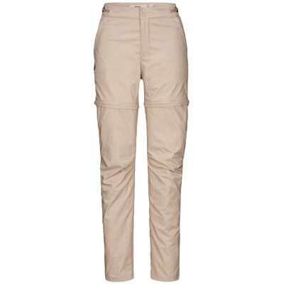 Fjällräven Abisko Hike Zip-off Trs W - Fossil - Naiset - 42/S Size: 42/S Fjällräven Abisko Hike Zip-off Trs W - Fossil - Naiset - 42/S Size: 42/S