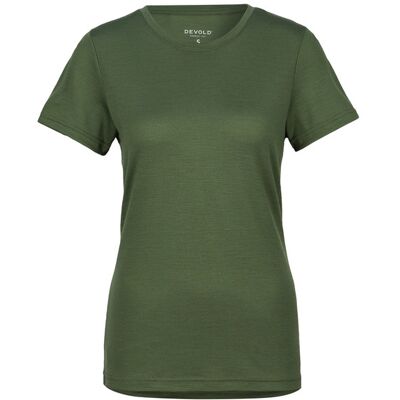 Devold Classic Tee Wmn - Forest - Naiset - L Size: L Devold Classic Tee Wmn - Forest - Naiset - L Size: L