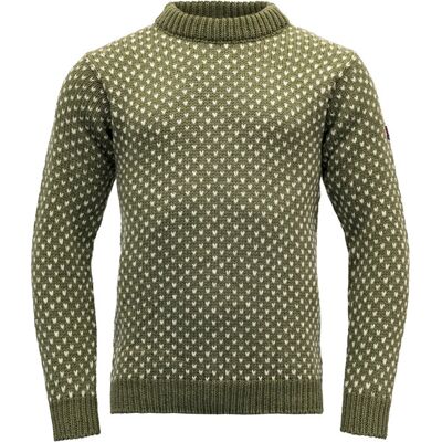 Devold Nordsjø Wool Sweater - Olive - Unisex - XL Size: XL Devold Nordsjø Wool Sweater - Olive - Unisex - XL Size: XL