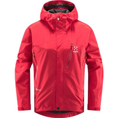 Haglöfs Astral Gtx Jacket Women - Scarlet Red - Naiset - XS Naisten Size: XS Haglöfs Astral Gtx Jacket Women - Scarlet Red - Naiset - XS Naisten Size: XS