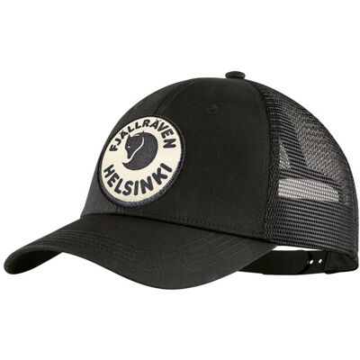 Fjällräven Kånken Cap Helsinki - Black - Unisex - S/M Size: S/M Fjällräven Kånken Cap Helsinki - Black - Unisex - S/M Size: S/M