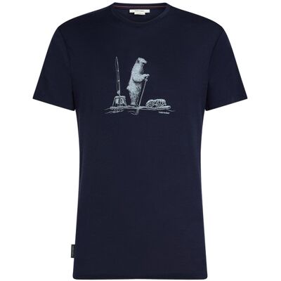 Icebreaker Men Merino 150 Tech Lite Ss Tee Polar Paddle - Midnight Navy - Miehet - S Miesten Size: S Icebreaker Men Merino 150 Tech Lite Ss Tee Polar Paddle - Midnight Navy - Miehet - S Miesten Size: S