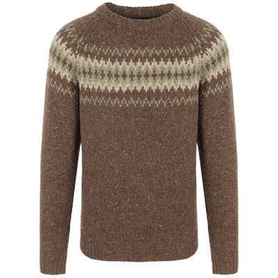 Sherpa Dumji Sweater - Cappuccino Multi - Miehet - S Miesten Size: S Sherpa Dumji Sweater - Cappuccino Multi - Miehet - S Miesten Size: S