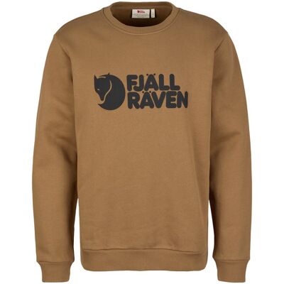 Fjällräven Logo Sweater M - Wood Brown - Miehet - L Miesten Size: L Fjällräven Logo Sweater M - Wood Brown - Miehet - L Miesten Size: L