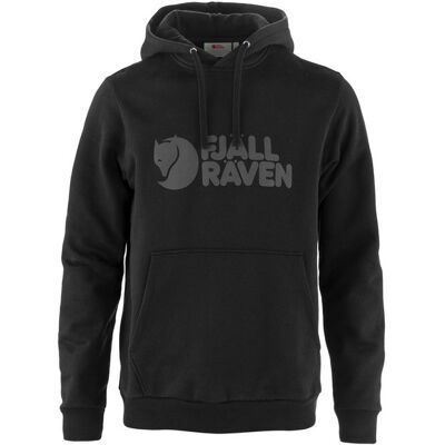 Fjällräven Logo Hoodie M - Black - Miehet - XL Size: XL Fjällräven Logo Hoodie M - Black - Miehet - XL Size: XL