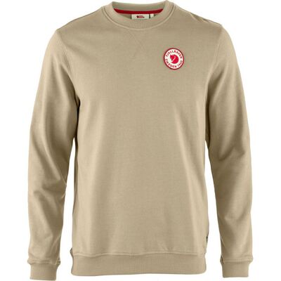Fjällräven 1960 Logo Badge Sweater M - Fossil - Miehet - XL Size: XL Fjällräven 1960 Logo Badge Sweater M - Fossil - Miehet - XL Size: XL