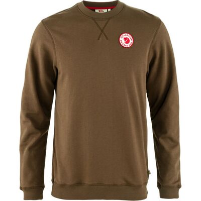 Fjällräven 1960 Logo Badge Sweater M - Dark Oak - Miehet - XXL Size: XXL Fjällräven 1960 Logo Badge Sweater M - Dark Oak - Miehet - XXL Size: XXL