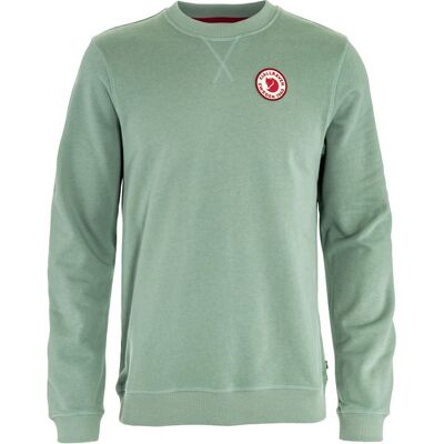 Fjällräven 1960 Logo Badge Sweater M - Misty Green - Miehet - XL Size: XL Fjällräven 1960 Logo Badge Sweater M - Misty Green - Miehet - XL Size: XL