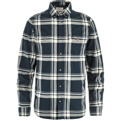 Fjällräven Övik Lite Flannel Shirt M - Dark Navy-chalk White - Miehet - XXL Size: XXL Fjällräven Övik Lite Flannel Shirt M - Dark Navy-chalk White - Miehet - XXL Size: XXL