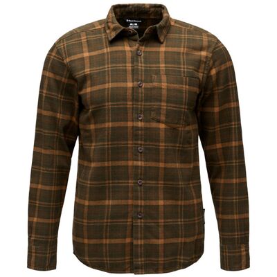Black Diamond M Project Flannel - Dark Moss-rye - Miehet - L Size: L Black Diamond M Project Flannel - Dark Moss-rye - Miehet - L Size: L
