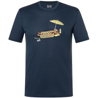 Supernatural M Hot Dog Tee - Blueberry/various - Miehet - XL Size: XL Supernatural M Hot Dog Tee - Blueberry/various - Miehet - XL Size: XL