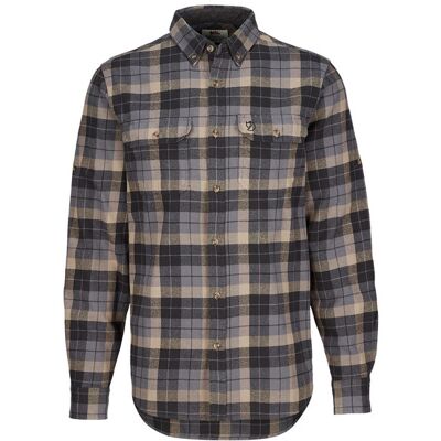 Fjällräven Singi Heavy Flannel Shirt M - Super Grey-stone Grey - Miehet - M Miesten Size: M Fjällräven Singi Heavy Flannel Shirt M - Super Grey-stone Grey - Miehet - M Miesten Size: M
