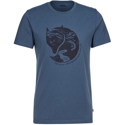 Fjällräven Arctic Fox T-shirt M - Indigo Blue - Miehet - S Miesten Size: S Fjällräven Arctic Fox T-shirt M - Indigo Blue - Miehet - S Miesten Size: S