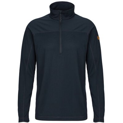 Fjällräven Abisko Lite Fleece Half Zip M - Dark Navy - Miehet - XL Size: XL Fjällräven Abisko Lite Fleece Half Zip M - Dark Navy - Miehet - XL Size: XL
