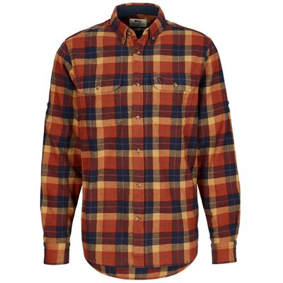 Fjällräven Singi Heavy Flannel Shirt M - Autumn Leaf-dark Navy - Miehet - XXL Miesten Size: XXL Fjällräven Singi Heavy Flannel Shirt M - Autumn Leaf-dark Navy - Miehet - XXL Miesten Size: XXL