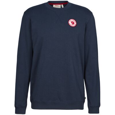 Fjällräven 1960 Logo Badge Sweater M - Dark Navy - Miehet - M Size: M Fjällräven 1960 Logo Badge Sweater M - Dark Navy - Miehet - M Size: M
