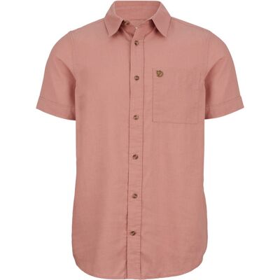 Fjällräven Övik Travel Shirt Ss M - Dusty Rose - Miehet - L Miesten Size: L Fjällräven Övik Travel Shirt Ss M - Dusty Rose - Miehet - L Miesten Size: L