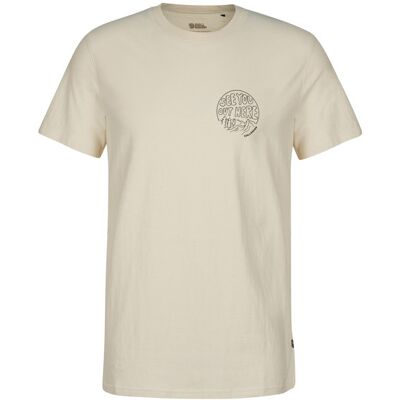 Fjällräven Hemp Blend Out Here T-shirt M - Chalk White - Miehet - XXL Miesten Size: XXL Fjällräven Hemp Blend Out Here T-shirt M - Chalk White - Miehet - XXL Miesten Size: XXL